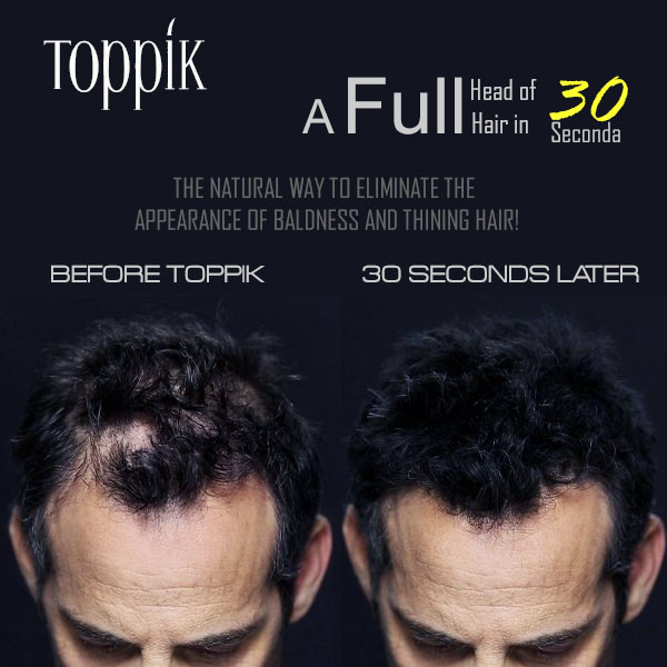Toppik Hair Building Fiber USA - Black